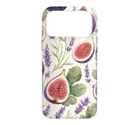Custodia per iPhone 17 Pro Max Acquerello Fichi Frutta Floreale Modello Cottagecore Estetica