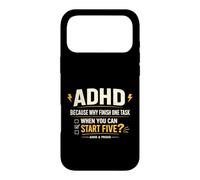 Custodia per iPhone 17 Pro Max ADHD Because Why Finish One Task When You Can Start Five