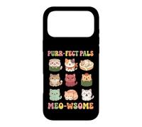 Custodia per iPhone 17 Pro Max Adorabile gatto Kawaii Sushi Miao alcuni felini