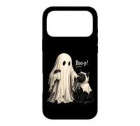 Custodia per iPhone 17 Pro Max Adorabile Vintage Ghost Boo-p! per un gatto nero Halloween Ragazze