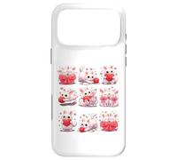 Custodia per iPhone 17 Pro Max Adorable Bunny with Hearts and Yarn
