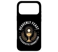 Custodia per iPhone 17 Pro Max Adorazione Eucaristica Calice Cattolico Prima Comunione