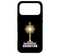 Custodia per iPhone 17 Pro Max Adorazione Eucaristica Santa Messa Arte Cattolica