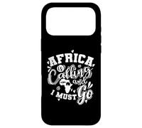 Custodia per iPhone 17 Pro Max Africa Calling e io dobbiamo andare Continente