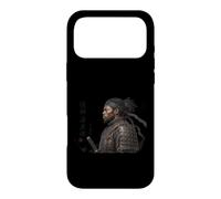 Custodia per iPhone 17 Pro Max Afro American Samurai Black History Month African Roots
