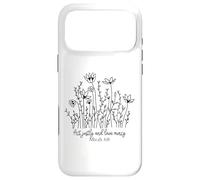 Custodia per iPhone 17 Pro Max Agisci giustamente e ama gli uomini cristiani e le donne amano Dio e Gesù