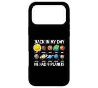 Custodia per iPhone 17 Pro Max Ai miei giorni avevamo 9 pianeti Pluto Astronomy Space
