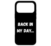 Custodia per iPhone 17 Pro Max Ai miei tempi... per anziani e pensionati