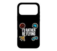 Custodia per iPhone 17 Pro Max Airplane Pilot Aviator I'd Rather Be Flying