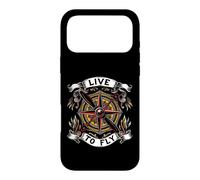 Custodia per iPhone 17 Pro Max Airplane Pilot Live To Fly Aviation Compass Art