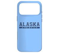 Custodia per iPhone 17 Pro Max Alaska Atletica Blu Vintage Testo