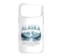 Custodia per iPhone 17 Pro Max Alaska Dove il Silenzio è Infinito e il Cielo è Più Vicino