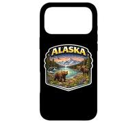 Custodia per iPhone 17 Pro Max Alaska Souvenir Vacanza Memorabilia Badge Visitatore di Stato