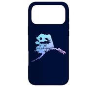 Custodia per iPhone 17 Pro Max Alaska The Last Frontier State Map Alce Nature Souvenir