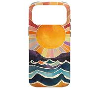Custodia per iPhone 17 Pro Max Alba Montagna Arte Natura Amante Oceano Onde Sun Mandala