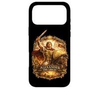 Custodia per iPhone 17 Pro Max Alessandro guerriero macedone, re greco antico