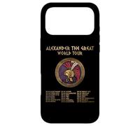 Custodia per iPhone 17 Pro Max Alessandro Magno Tour Mondiale Storia divertente