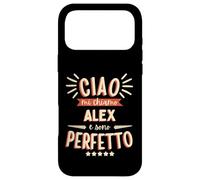 Custodia per iPhone 17 Pro Max Alex Alessandro Idea Regalo Nome Personalizzato Divertente