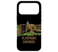 Custodia per iPhone 17 Pro Max Alhambra Granada Spagna Viaggio Souvenir Città Landmark Gift