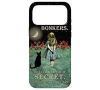 Custodia per iPhone 17 Pro Max Alice & the Cheshire Cat Starry Night - Bonkers Quote