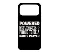 Custodia per iPhone 17 Pro Max Alimentato da Jesus Proud to Darts Player Christian Faith