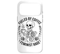 Custodia per iPhone 17 Pro Max Alimentato Dal Caffè Rabbia Femminista Empowerment Della