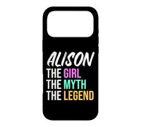 Custodia per iPhone 17 Pro Max Alison The Girl The Myth The Legend Nome divertente