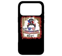 Custodia per iPhone 17 Pro Max All American Mimi Patriotic Messy Bun Usa Flag 4th of July