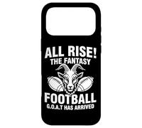 Custodia per iPhone 17 Pro Max All Rise The Fantasy Football GOAT Has Arrived - Citazione divertente