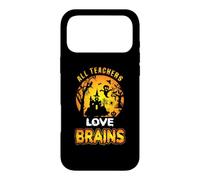 Custodia per iPhone 17 Pro Max All Teachers Love Brains Funny Halloween Teacher Costume