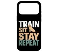 Custodia per iPhone 17 Pro Max Allenati Sit Stay Ripeti Addestramento Cane Obbedienza