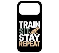 Custodia per iPhone 17 Pro Max Allenati Sit Stay Ripeti Addestramento Cane Obbedienza