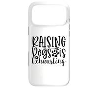 Custodia per iPhone 17 Pro Max Allevare cani è estenuante per gli amanti dei cani umorismo