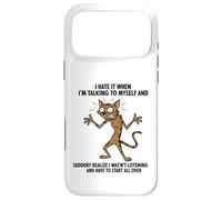 Custodia per iPhone 17 Pro Max Alley Cat Lo odio quando parlo con me stesso sarcastico