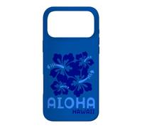 Custodia per iPhone 17 Pro Max Aloha Hawaii Blue Hibiscus