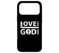 Custodia per iPhone 17 Pro Max Ama Dio E Ama le Persone Cristiano Giustamente Gesù Fede