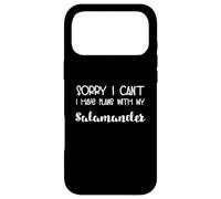 Custodia per iPhone 17 Pro Max Amante degli animali Mi dispiace non posso avere piani con la mia salamandra