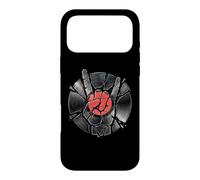 Custodia per iPhone 17 Pro Max Amante dei dischi in vinile da collezione Rock Horns Hand Splinter Music