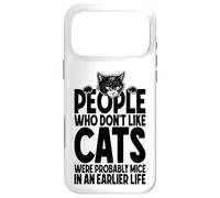 Custodia per iPhone 17 Pro Max Amante dei gatti Proprietario Persone divertenti a cui non piacciono i gatti erano topi