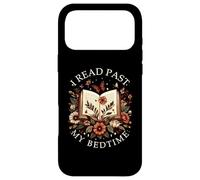 Custodia per iPhone 17 Pro Max Amante dei libri che leggono Bookish Floral Ho letto oltre la mia ora di andare a letto