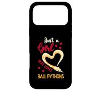 Custodia per iPhone 17 Pro Max Amante di Ball Python per Just a Girl who Loves Ball Pythons