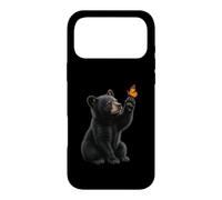 Custodia per iPhone 17 Pro Max American Black Bear Cucciolo Farfalla Wildlife Nature