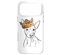 Custodia per iPhone 17 Pro Max American hairless terrier cane che indossa la corona