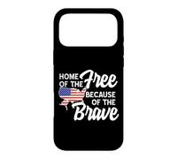 Custodia per iPhone 17 Pro Max American USA Free and Brave 4 luglio