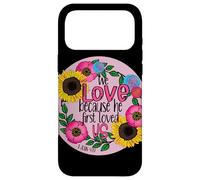 Custodia per iPhone 17 Pro Max Amiamo perché ci ha amati per la prima volta, Scrittura biblica cristiana