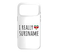 Custodia per iPhone 17 Pro Max Amo davvero il Suriname