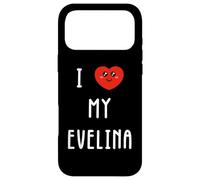 Custodia per iPhone 17 Pro Max Amo Evelina Nome Divertente
