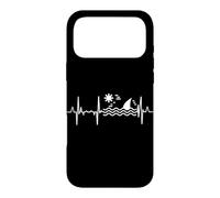 Custodia per iPhone 17 Pro Max Amo gli squali Battito del cuore Linea del cuore