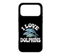 Custodia per iPhone 17 Pro Max Amo i delfini Marine Life Passion