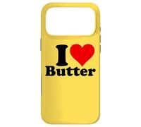 Custodia per iPhone 17 Pro Max Amo il burro Heart